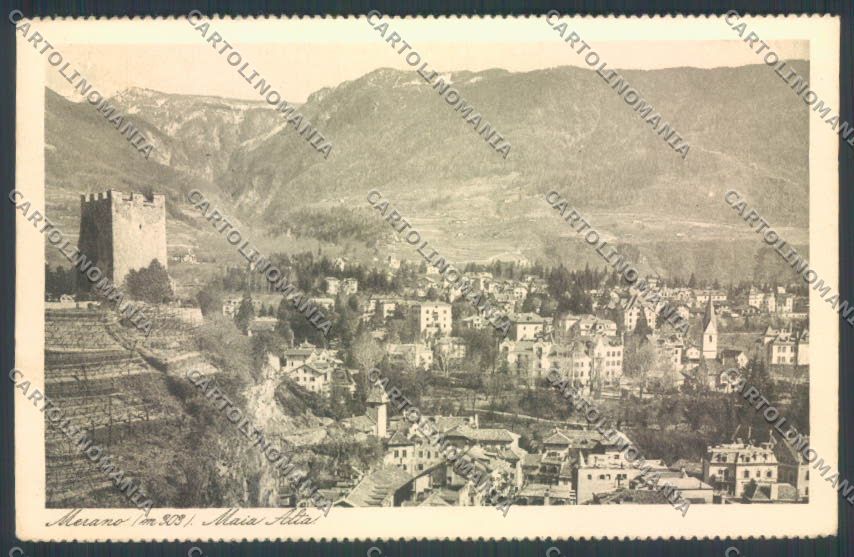 Bolzano Merano cartolina ZT8987 – fronte