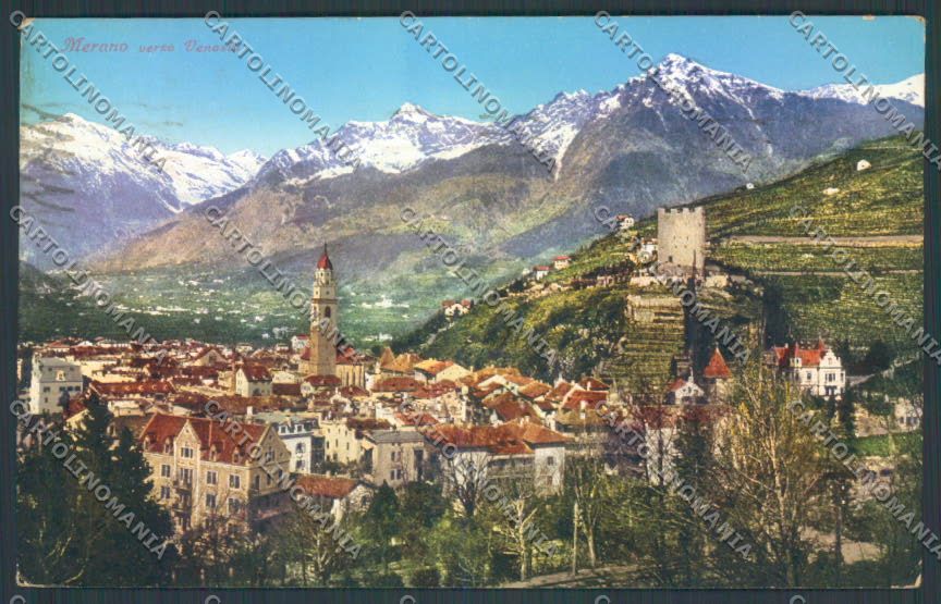 Bolzano Merano cartolina ZT8997 – fronte