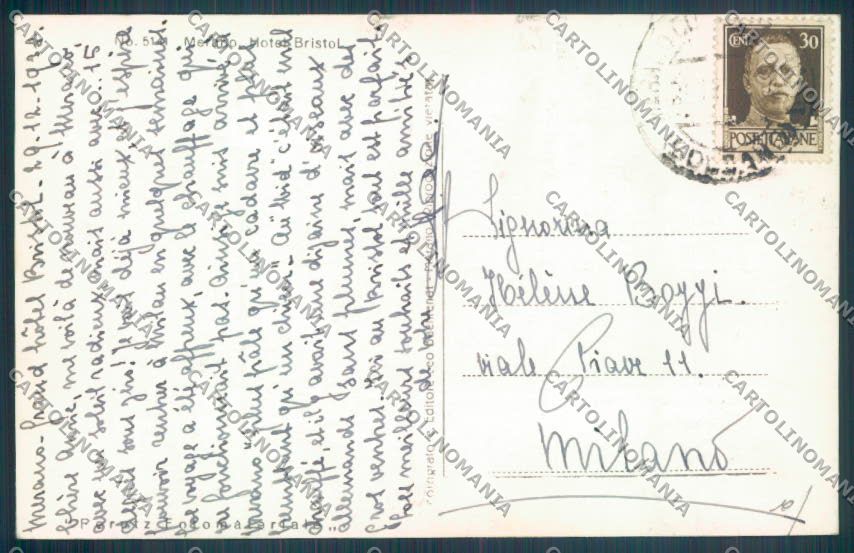 Bolzano Merano Foto cartolina ZT9072 – retro