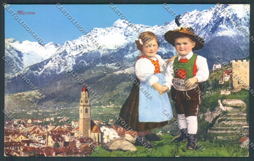 Bolzano Merano Costumi cartolina ZT9124 – fronte