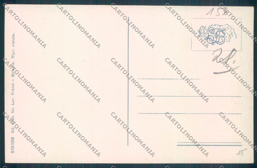 Bolzano Merano Costumi cartolina ZT9124 – retro