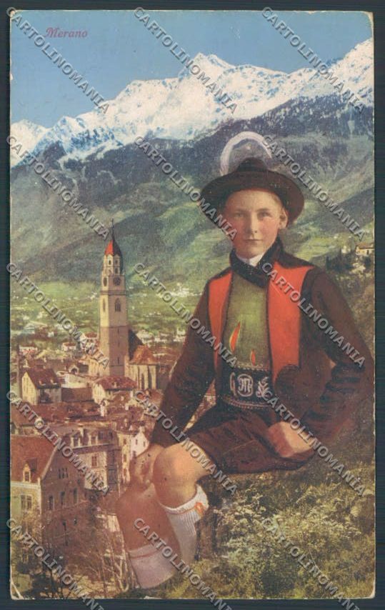 Bolzano Merano Costumi cartolina ZT9132 – fronte