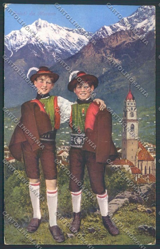 Bolzano Merano Costumi cartolina ZT9136 – fronte