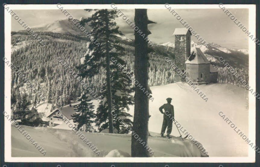 Bolzano Merano Nevicata Sci Foto cartolina ZT9198 – fronte