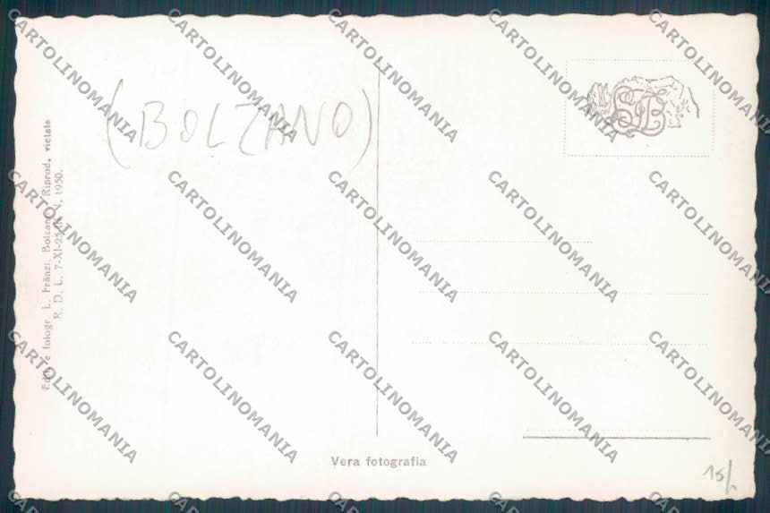Bolzano Merano Foto cartolina ZT9211 – retro