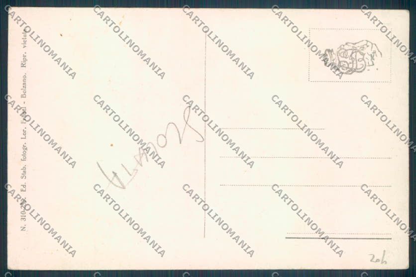 Bolzano Merano SCOLLATA cartolina ZT9222 – retro