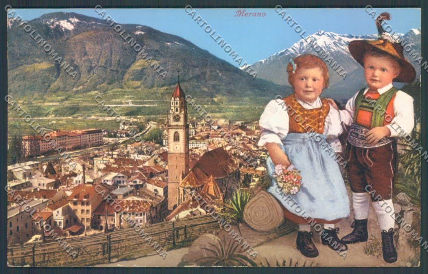 Bolzano Merano Costumi cartolina ZT9225 – fronte