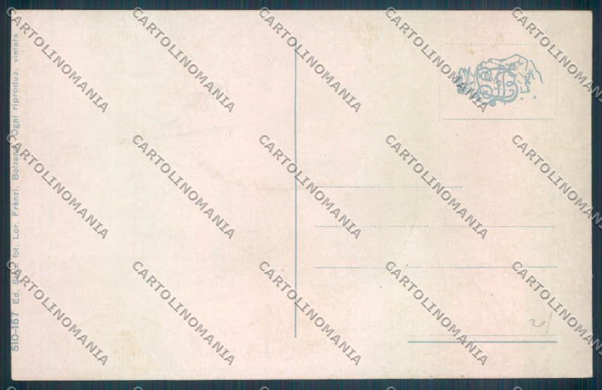 Bolzano Merano Costumi cartolina ZT9225 – retro