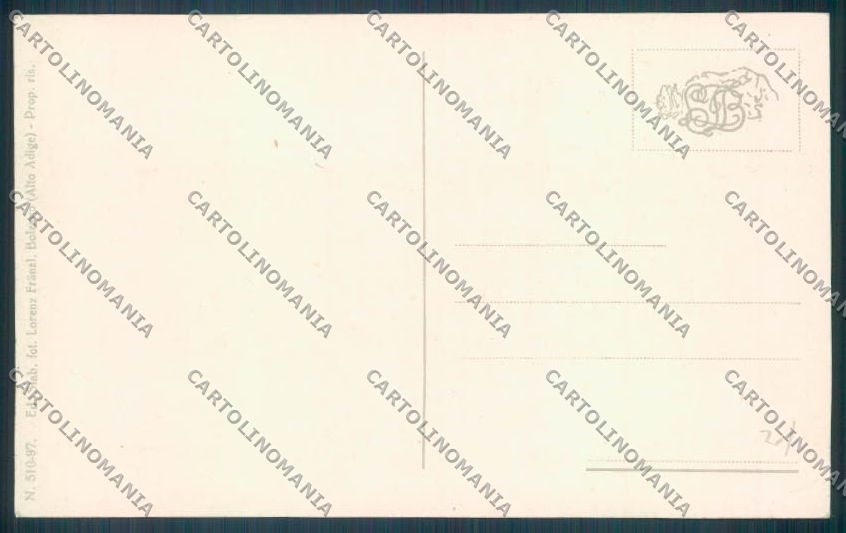 Bolzano Merano Costumi cartolina ZT9227 – retro