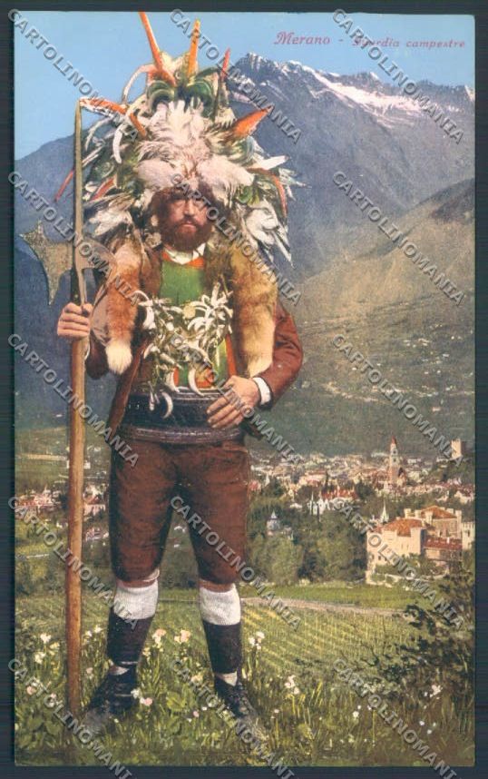 Bolzano Merano Costumi cartolina ZT9242 – fronte
