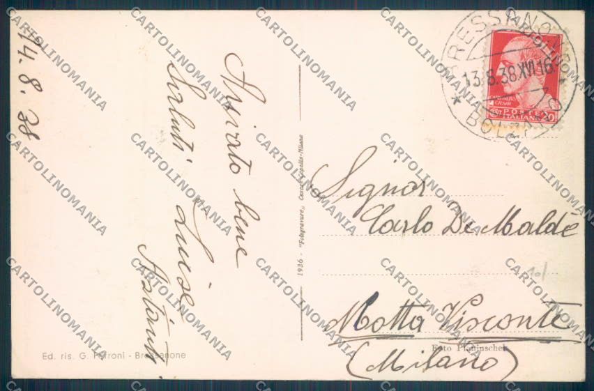 Bolzano Bressanone cartolina ZT9314 – retro