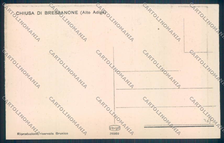 Bolzano Bressanone cartolina ZT9377 – retro