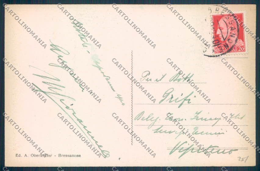 Bolzano Bressanone cartolina ZT9378 – retro