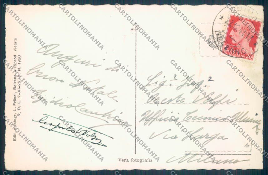 Bolzano Brunico Foto cartolina ZT9405 – retro