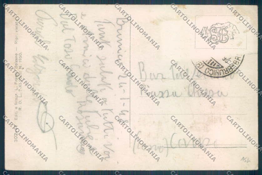 Bolzano Brunico Costumi cartolina ZT9412 – retro