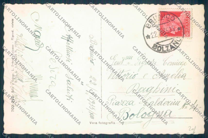 Bolzano Brunico Foto cartolina ZT9431 – retro