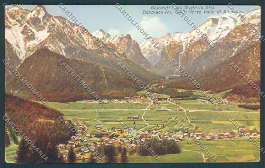 Bolzano Dobbiaco cartolina ZT9447 – fronte