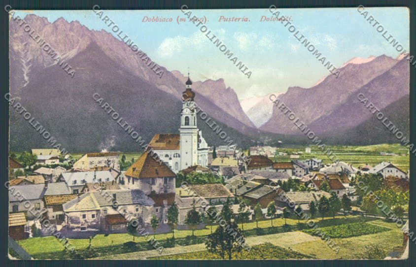 Bolzano Dobbiaco cartolina ZT9450 – fronte