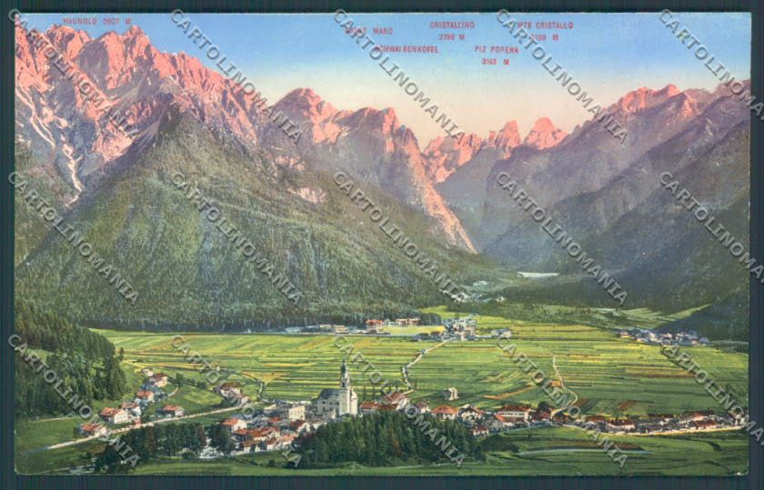 Bolzano Dobbiaco cartolina ZT9451 – fronte