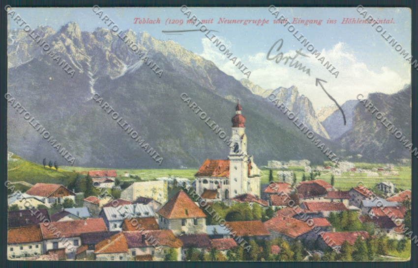 Bolzano Dobbiaco cartolina ZT9452 – fronte