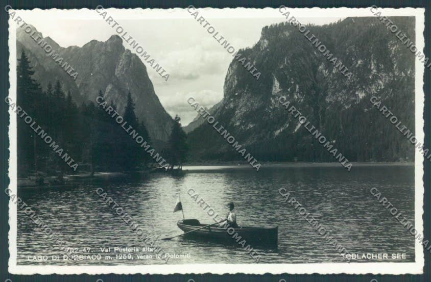 Bolzano Dobbiaco Barca Foto cartolina ZT9454 – fronte