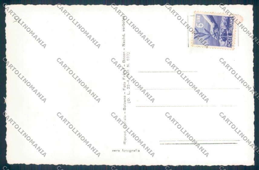Bolzano Dobbiaco Foto cartolina ZT9468 – retro