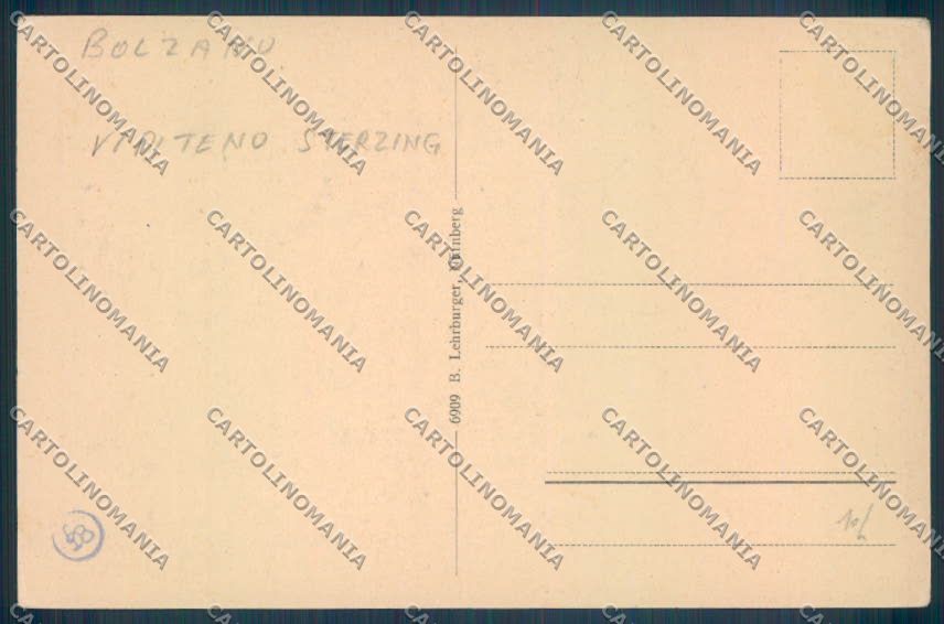 Bolzano Vipiteno cartolina ZT9478 – retro