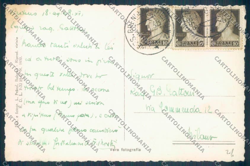 Bolzano Vipiteno Foto cartolina ZT9585 – retro