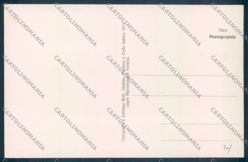 Bolzano Vipiteno Foto cartolina ZT9603 – retro