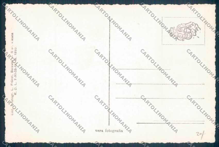 Bolzano Vipiteno Foto cartolina ZT9605 – retro