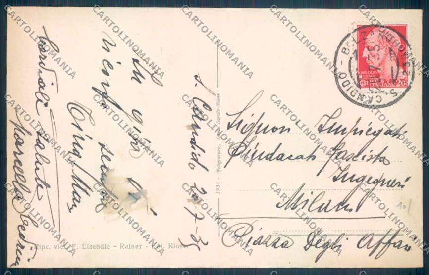 Bolzano San Candido cartolina ZT9619 – retro