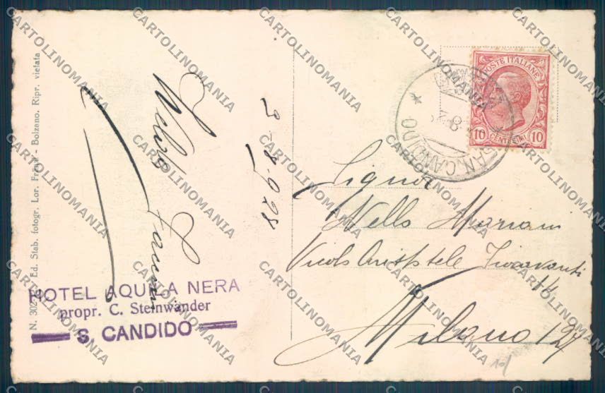 Bolzano San Candido cartolina ZT9622 – retro