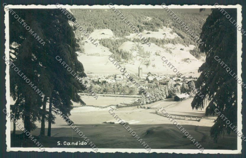 Bolzano San Candido Nevicata Foto cartolina ZT9634 – fronte