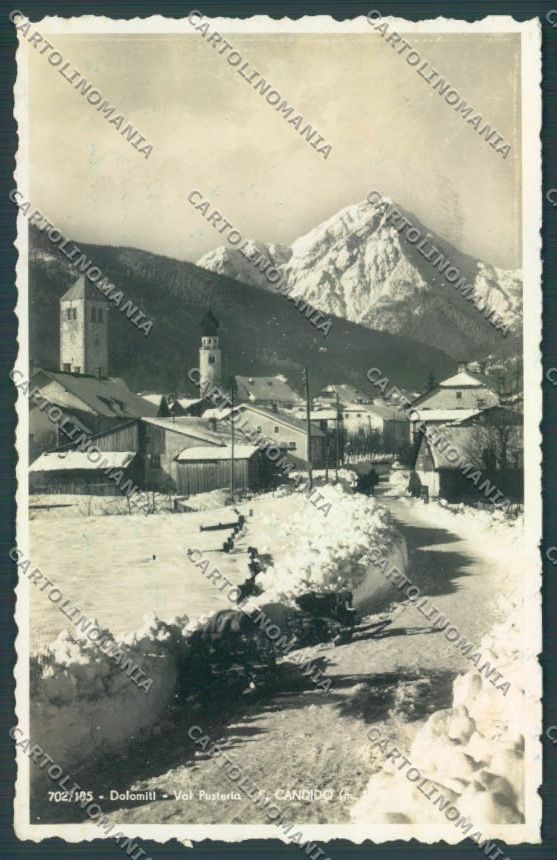 Bolzano San Candido Nevicata Foto cartolina ZT9646 – fronte