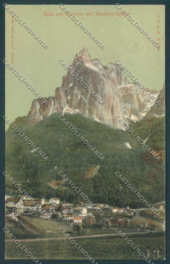 Bolzano Castelrotto Siusi cartolina ZT9654 – fronte