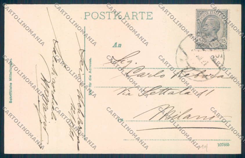 Bolzano Castelrotto Siusi cartolina ZT9654 – retro