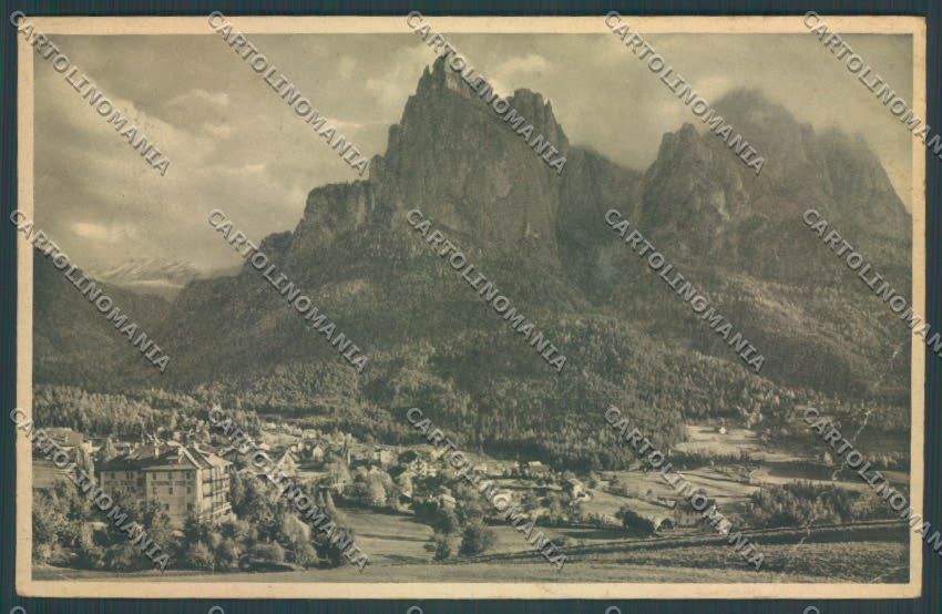 Bolzano Castelrotto Siusi PIEGA cartolina ZT9660 – fronte