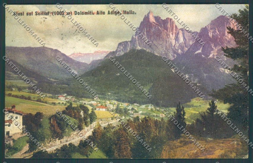 Bolzano Castelrotto Siusi cartolina ZT9662 – fronte