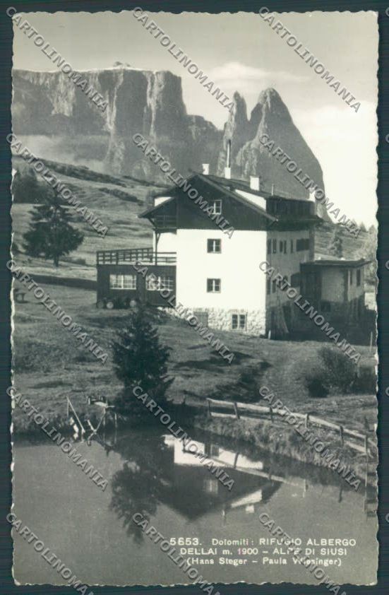 Bolzano Castelrotto Siusi Rifugio Foto cartolina ZT9672 – fronte