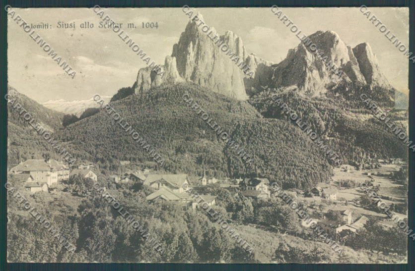 Bolzano Castelrotto Siusi cartolina ZT9677 – fronte