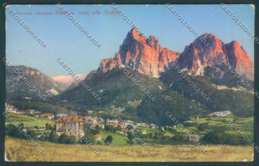 Bolzano Castelrotto Siusi cartolina ZT9679 – fronte