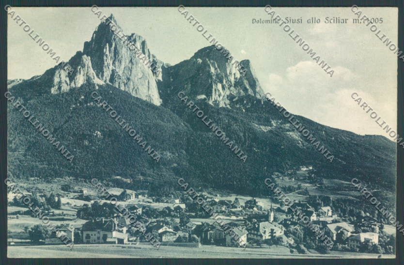 Bolzano Castelrotto Siusi cartolina ZT9687 – fronte