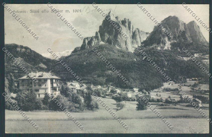 Bolzano Castelrotto Siusi cartolina ZT9688 – fronte