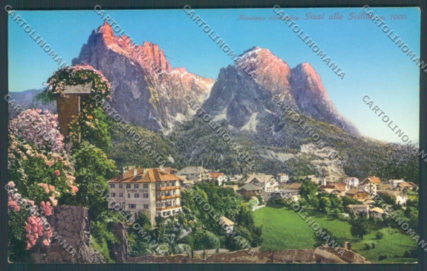 Bolzano Castelrotto Siusi cartolina ZT9689 – fronte