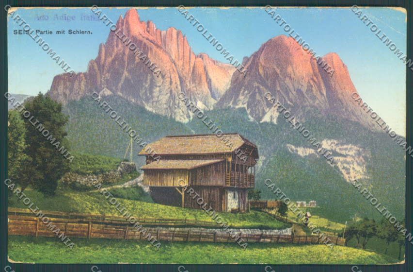 Bolzano Castelrotto Siusi cartolina ZT9691 – fronte