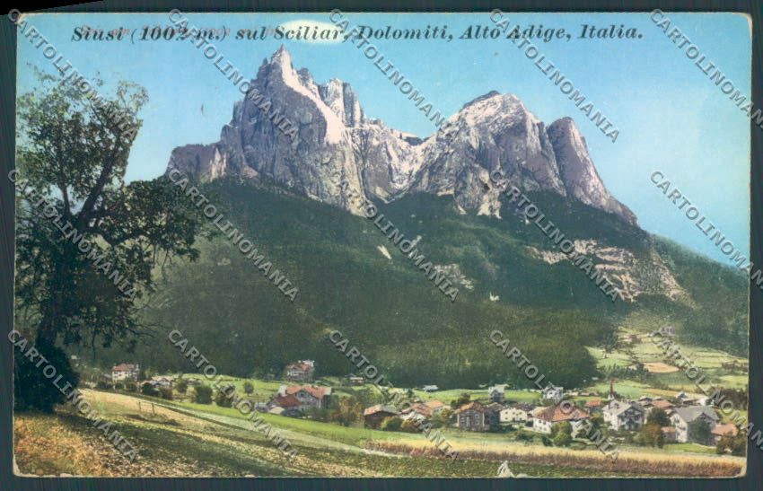 Bolzano Castelrotto Siusi cartolina ZT9698 – fronte