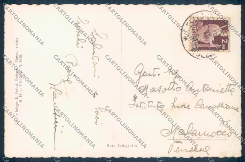 Bolzano Castelrotto Siusi San Valentino Foto cartolina ZT9704 – retro