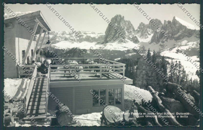 Bolzano Castelrotto Siusi Nevicata Foto cartolina ZT9711 – fronte