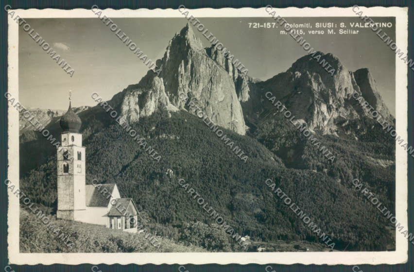 Bolzano Castelrotto Siusi San Valentino Foto cartolina ZT9715 – fronte