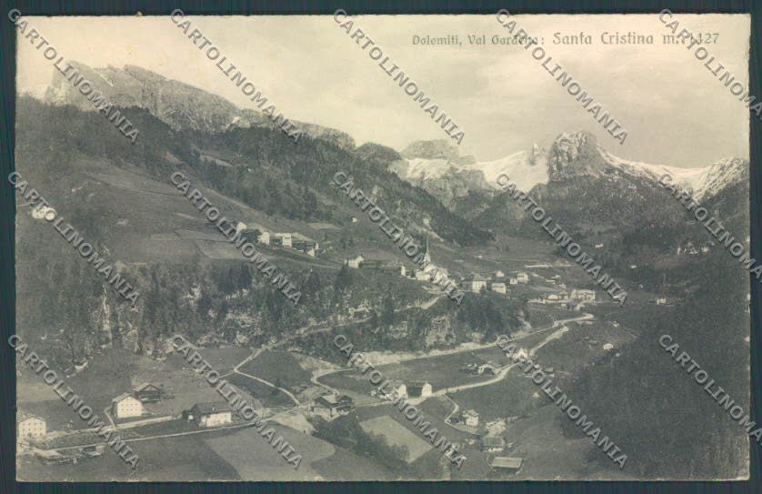 Bolzano Santa Cristina Valgardena cartolina ZT9738 – fronte